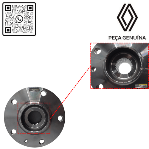 RN 361237 8200361237 CUBO DE RODA DIANT. KANGOO ELETRICA - 3